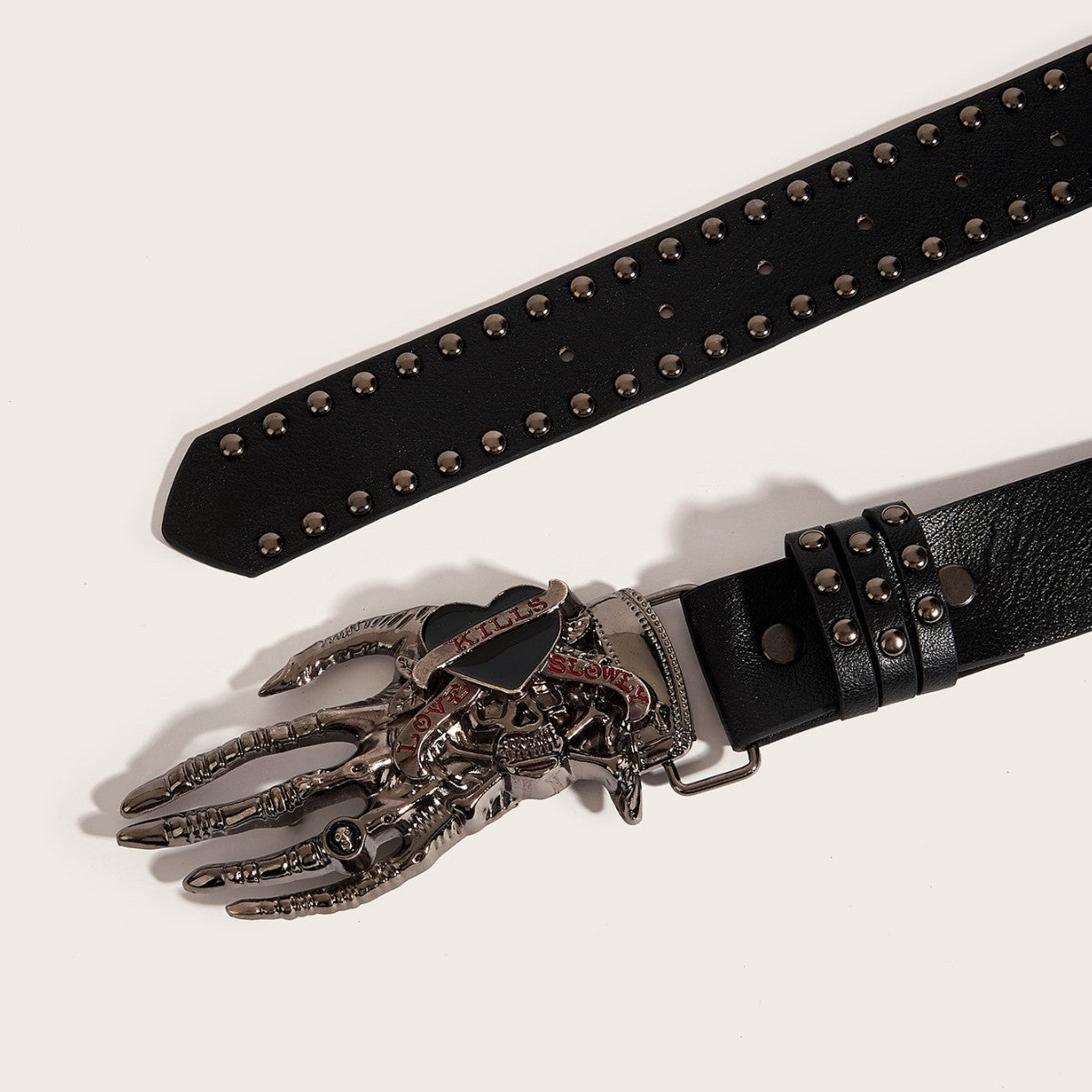 Punk Hot Girl Y2K Skull Palm Belt All-match Size 3 Colors